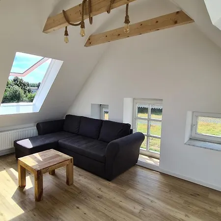 Naturhof Buschwiesen - Wohnung Lama Wilsum Buitenkant foto